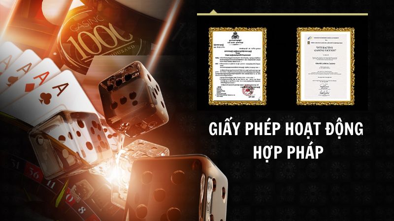 Giấy phép hoạt động hợp pháp